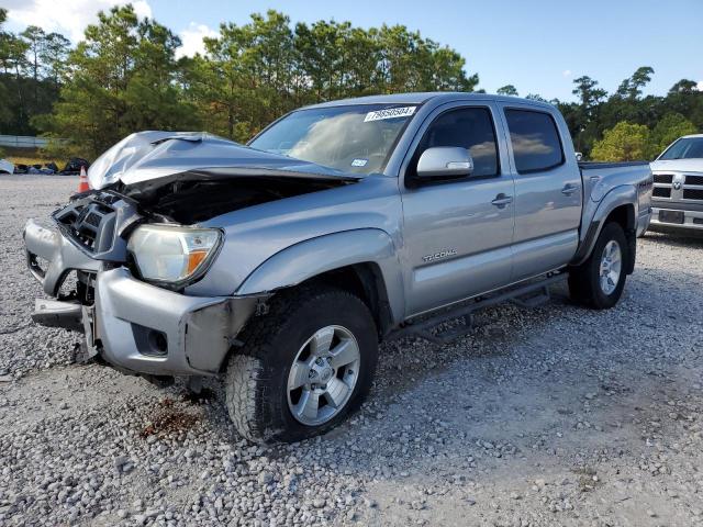 5TFJU4GN3FX066818 - 2015 TOYOTA TACOMA DOUBLE CAB PRERUNNER SILVER photo 1