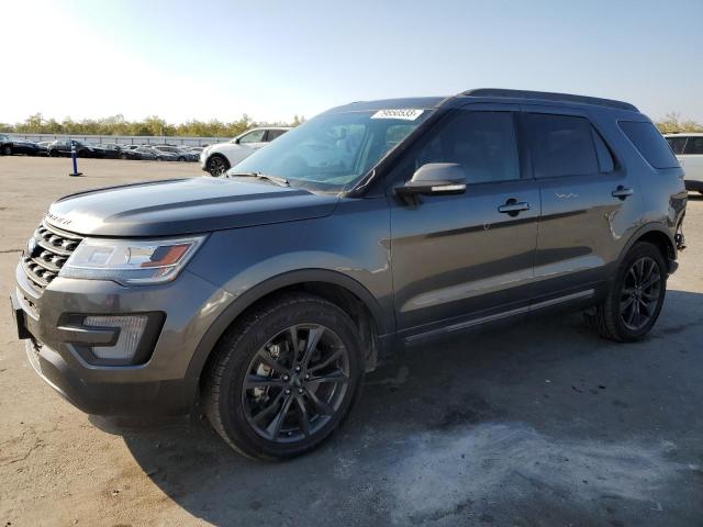 1FM5K8D85HGE25100 - 2017 FORD EXPLORER XLT CHARCOAL photo 1