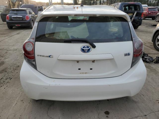 JTDKDTB38C1021473 - 2012 TOYOTA PRIUS C WHITE photo 6