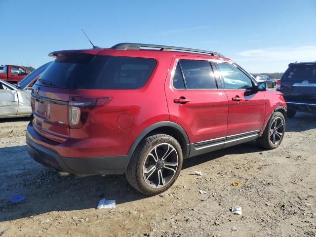 1FM5K8GT8FGB55440 - 2015 FORD EXPLORER SPORT RED photo 3