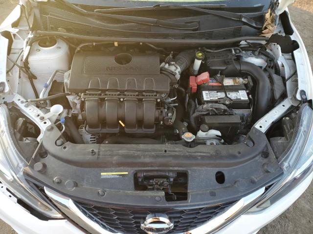 3N1AB7APXHY350646 - 2017 NISSAN SENTRA S WHITE photo 11