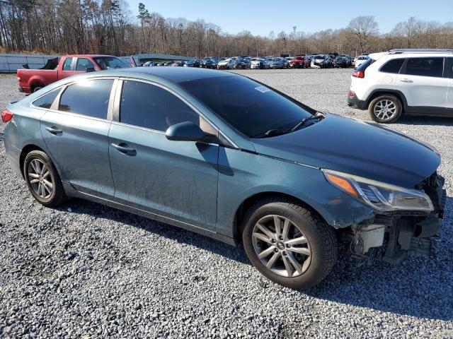 5NPE24AF8FH098667 - 2015 HYUNDAI SONATA SE BLUE photo 4