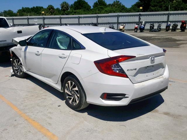 19XFC2F70JE030562 - 2018 HONDA CIVIC EX WHITE photo 3