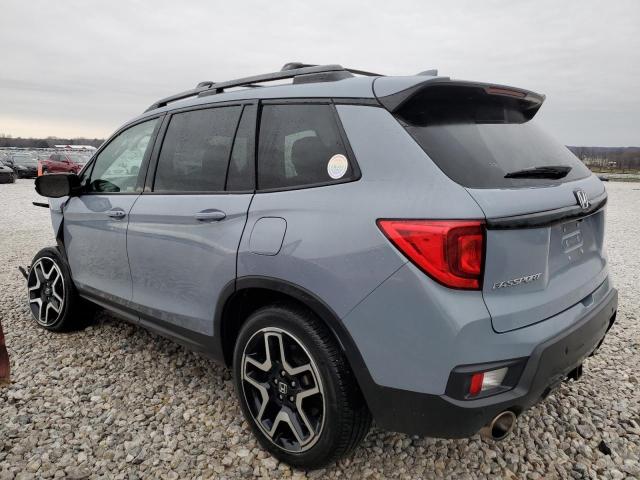 5FNYF8H00NB002117 - 2022 HONDA PASSPORT ELITE GRAY photo 2