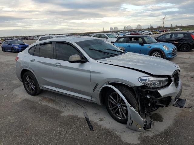 5UX2V5C07M9G03839 - 2021 BMW X4 XDRIVEM40I SILVER photo 4