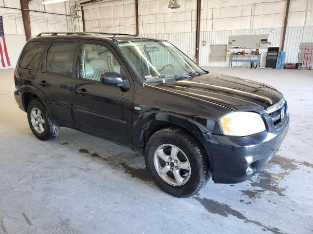 4F2CZ06175KM36522 - 2005 MAZDA TRIBUTE S BLACK photo 4