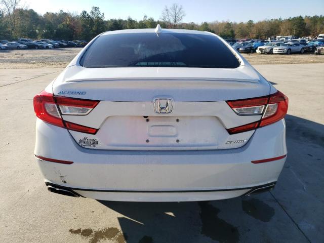 1HGCV1F33JA032377 - 2018 HONDA ACCORD SPORT WHITE photo 6