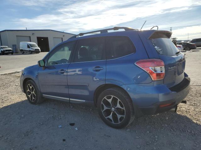 JF2SJGWC1FH801872 - 2015 SUBARU FORESTER 2.0XT TOURING BLUE photo 2