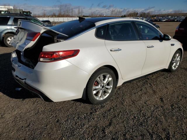 5XXGV4L2XGG026540 - 2016 KIA OPTIMA SXL WHITE photo 3