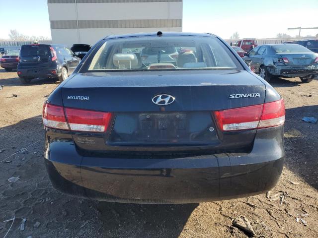 5NPET46C68H394236 - 2008 HYUNDAI SONATA GLS BLACK photo 6