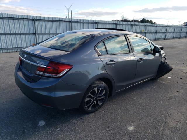 19XFB2F88DE221257 - 2013 HONDA CIVIC EX GRAY photo 3