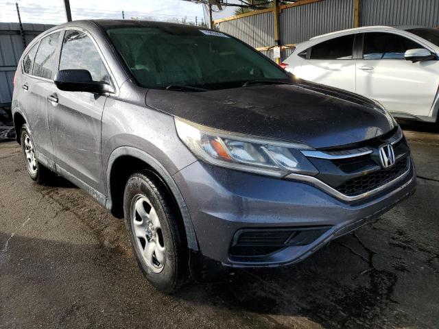 3CZRM3H31FG714665 - 2015 HONDA CR-V LX GRAY photo 4