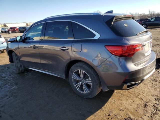 5J8YD4H36JL001149 - 2018 ACURA MDX GRAY photo 2