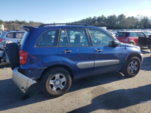 JTEGD20VX50085930 - 2005 TOYOTA RAV4 BLUE photo 3