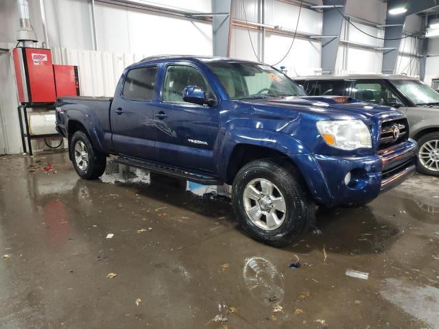 5TEMU52N87Z465650 - 2007 TOYOTA TACOMA DOUBLE CAB LONG BED BLUE photo 4