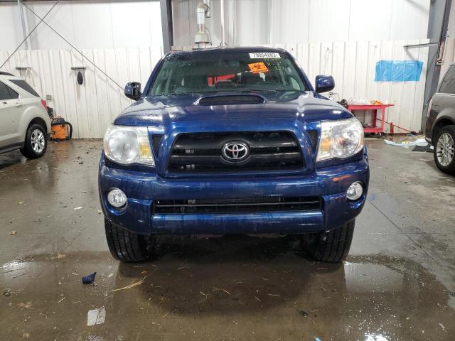 5TEMU52N87Z465650 - 2007 TOYOTA TACOMA DOUBLE CAB LONG BED BLUE photo 5