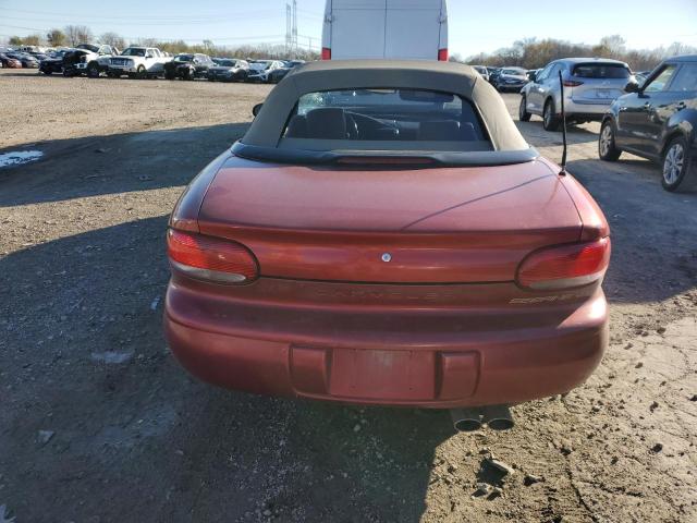 3C3EL55H4YT207728 - 2000 CHRYSLER SEBRING JXI RED photo 6