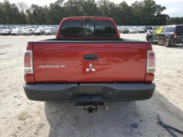 1Z7HC28K38S619921 - 2008 MITSUBISHI RAIDER LS RED photo 6