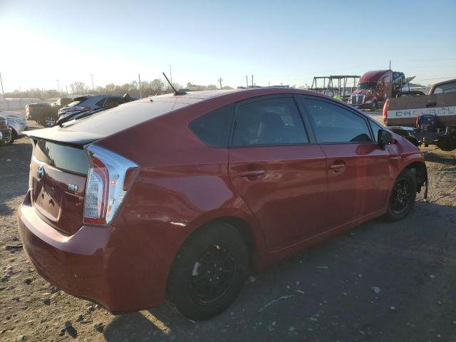 JTDKN3DU6D5573731 - 2013 TOYOTA PRIUS RED photo 3