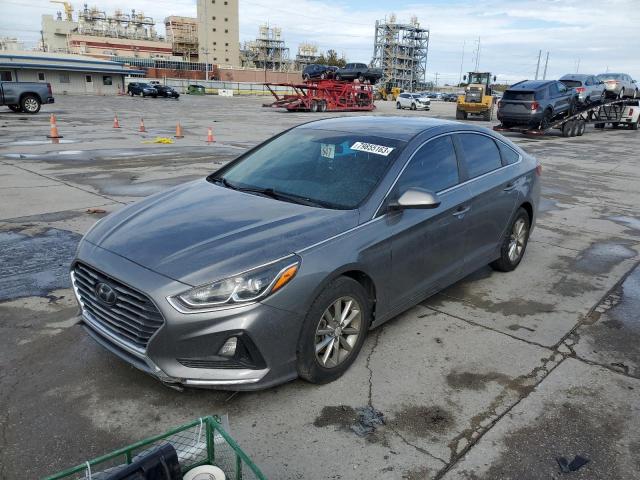 5NPE24AF4KH762392 - 2019 HYUNDAI SONATA SE GRAY photo 1