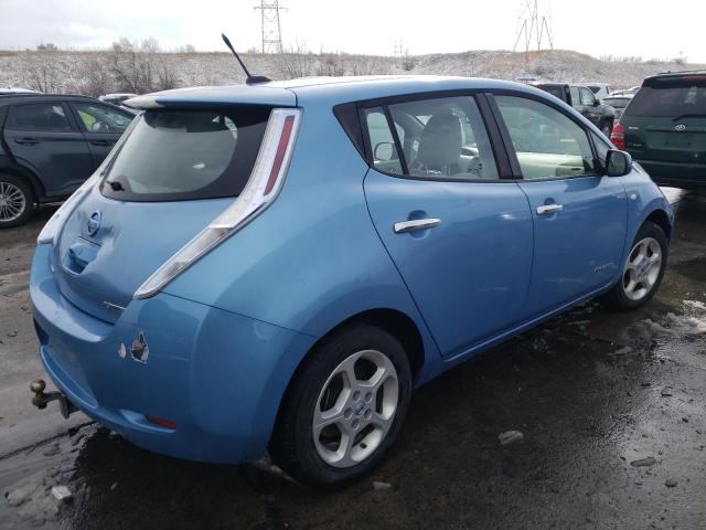 JN1AZ0CPXCT020118 - 2012 NISSAN LEAF SV BLUE photo 3