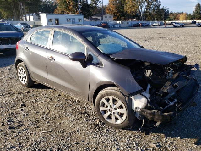 KNADM5A32D6866925 - 2013 KIA RIO LX GRAY photo 4