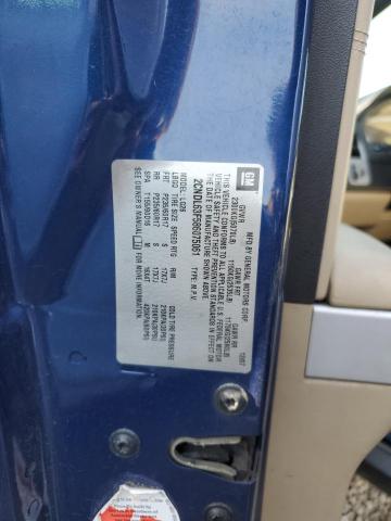 2CNDL63F586075061 - 2008 CHEVROLET EQUINOX LT BLUE photo 12