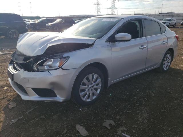 3N1AB7AP9KY341296 - 2019 NISSAN SENTRA S SILVER photo 1