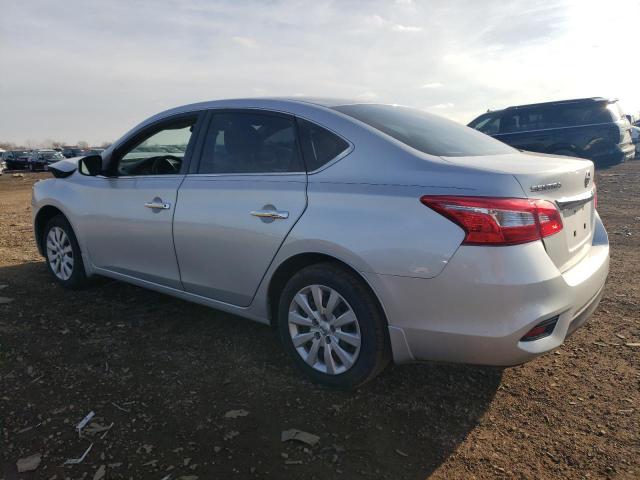 3N1AB7AP9KY341296 - 2019 NISSAN SENTRA S SILVER photo 2