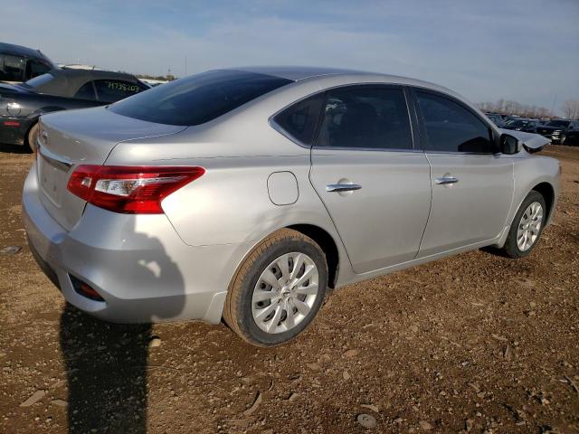 3N1AB7AP9KY341296 - 2019 NISSAN SENTRA S SILVER photo 3