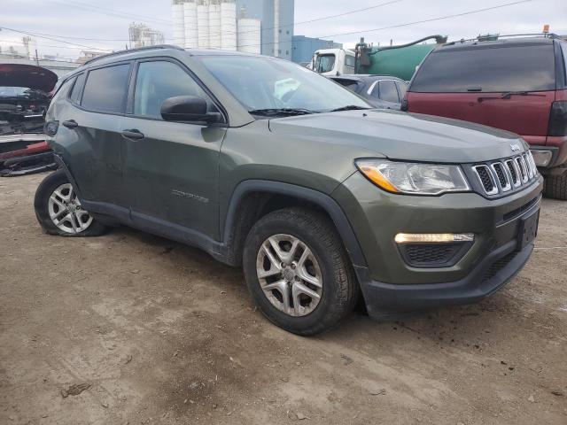 3C4NJCAB2JT146859 - 2018 JEEP COMPASS SPORT GREEN photo 4