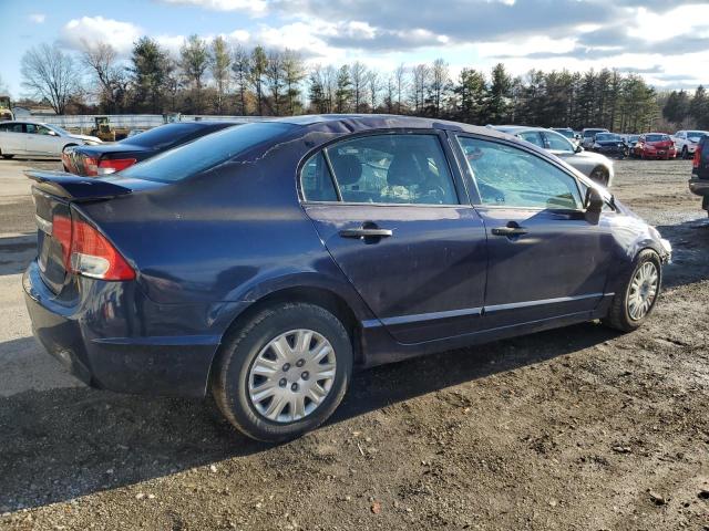 2HGFA16329H510102 - 2009 HONDA CIVIC VP BLUE photo 3