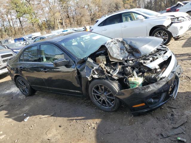 3FAHP0HA3BR163861 - 2011 FORD FUSION SE BLACK photo 4