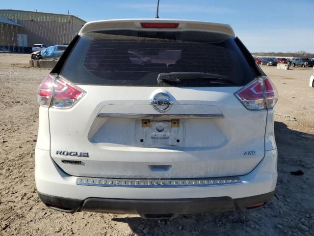 KNMAT2MV4GP715703 - 2016 NISSAN ROGUE S WHITE photo 6