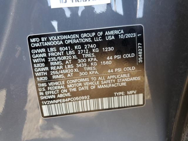 1V2WNPE84PC050992 - 2023 VOLKSWAGEN ID.4 PRO S 灰色 照片 13