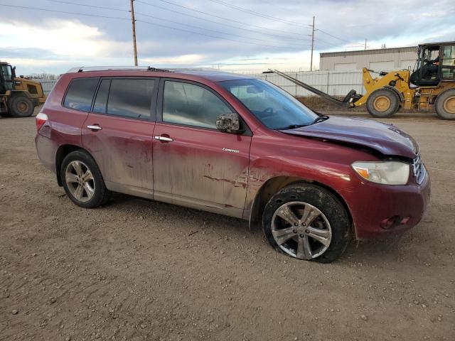 JTEES42A392127397 - 2009 TOYOTA HIGHLANDER LIMITED RED photo 4