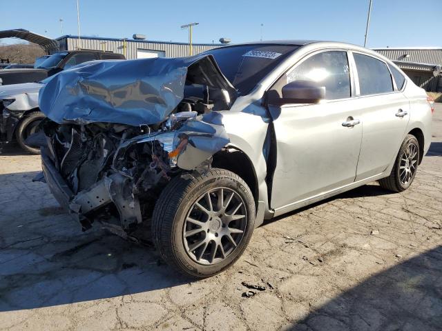 3N1AB7AP3EY314289 - 2014 NISSAN SENTRA S GRAY photo 1