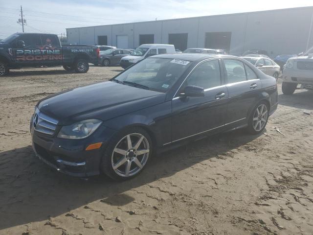 WDDGF4HB6DR262011 - 2013 MERCEDES-BENZ C 250 BLUE photo 1