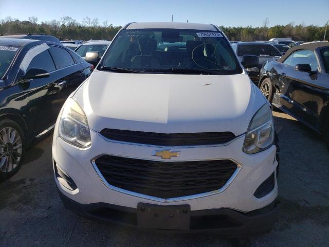 2GNALBEKXG1156196 - 2016 CHEVROLET EQUINOX LS WHITE photo 5