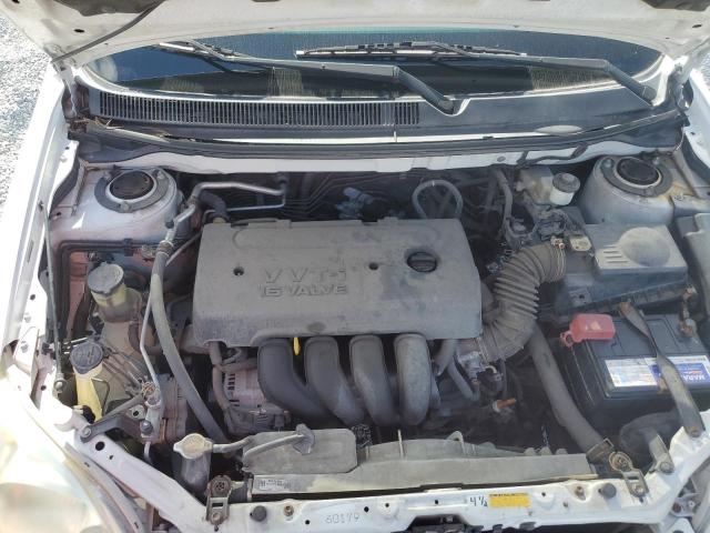 2T1KR30E87C675428 - 2007 TOYOTA COROLLA MA XR WHITE photo 11