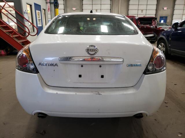 1N4CL21E29C141745 - 2009 NISSAN ALTIMA HYBRID WHITE photo 6