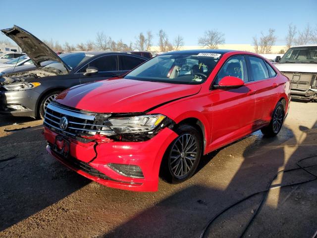 3VWCB7BU1KM252448 - 2019 VOLKSWAGEN JETTA S RED photo 1