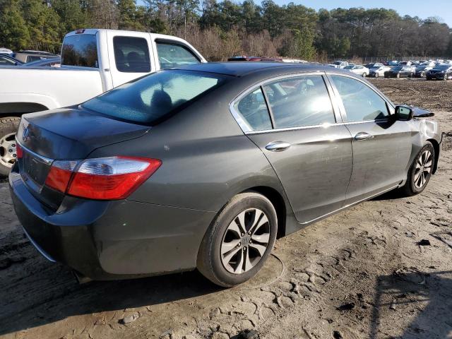 1HGCR2F37DA236615 - 2013 HONDA ACCORD LX GRAY photo 3