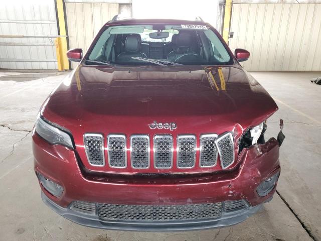 1C4PJLLX5KD216007 - 2019 JEEP CHEROKEE LATITUDE PLUS MAROON photo 5