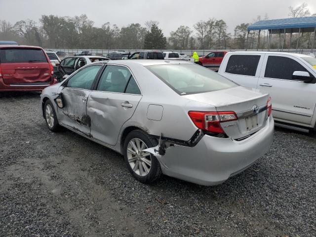 4T1BD1FK4EU097629 - 2014 TOYOTA CAMRY HYBRID SILVER photo 2