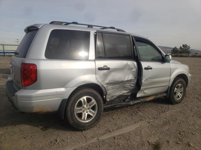 2HKYF185X3H534685 - 2003 HONDA PILOT EXL SILVER photo 3