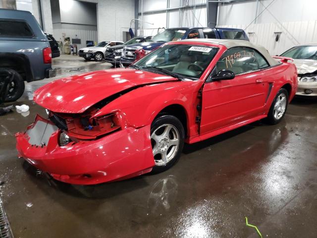 1FAFP44473F411252 - 2003 FORD MUSTANG RED photo 1