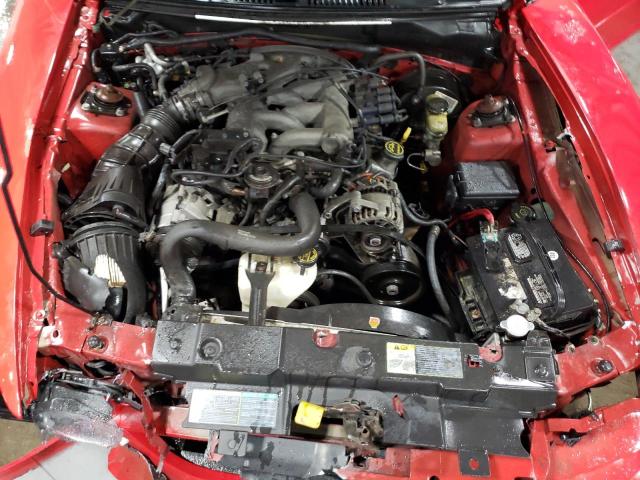 1FAFP44473F411252 - 2003 FORD MUSTANG RED photo 11