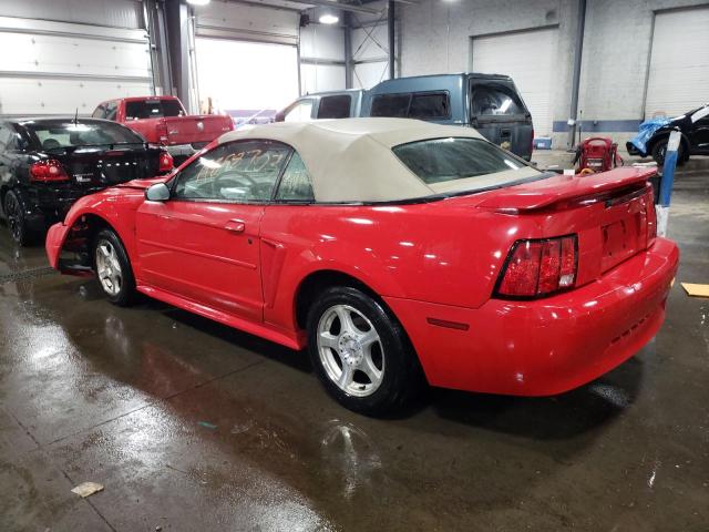 1FAFP44473F411252 - 2003 FORD MUSTANG RED photo 2