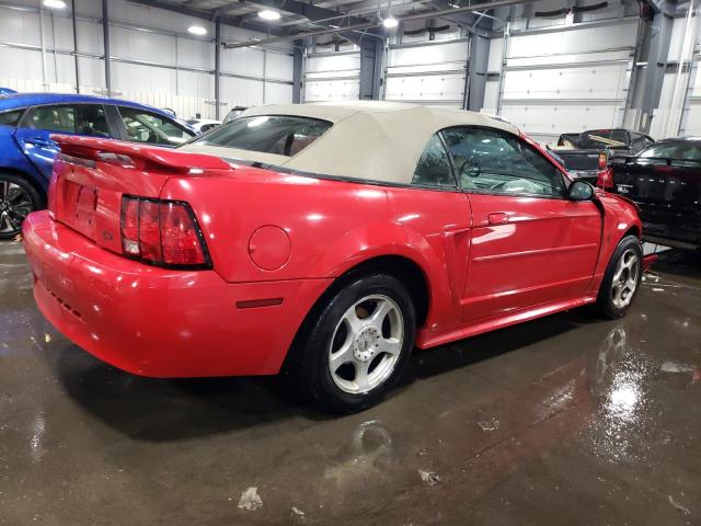 1FAFP44473F411252 - 2003 FORD MUSTANG RED photo 3